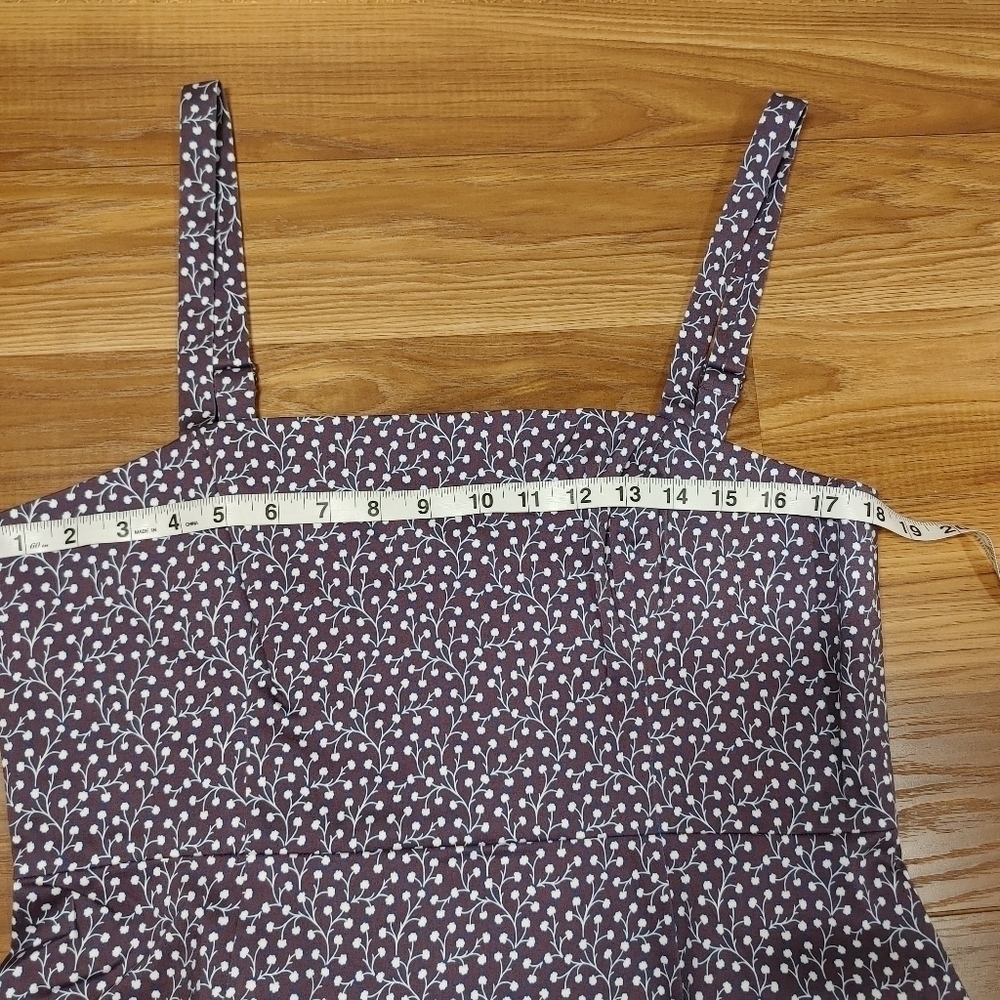 French Connection Elao Cotton Floral Dress Size 12 - Picture 4 of 14